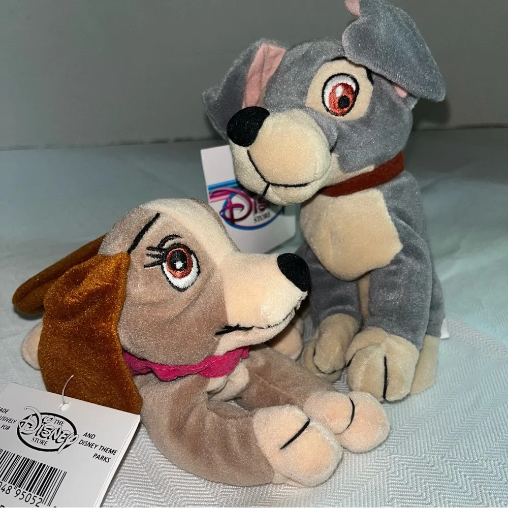 Disney Mini 8” Bean Bag Lady and‎ The Tramp